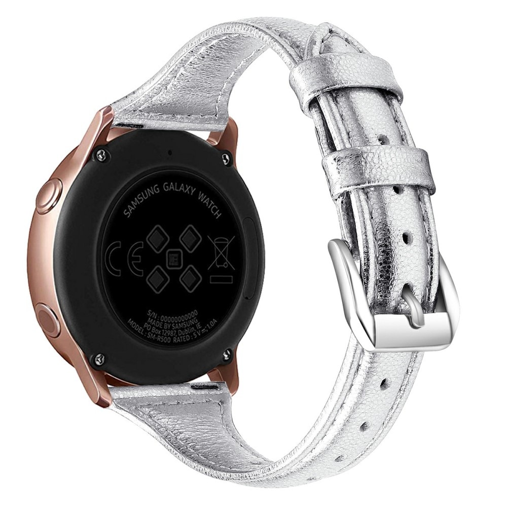 Slim Nahkaranneke Samsung Galaxy Watch 7 40mm hopea