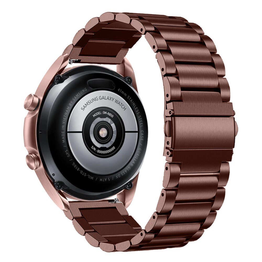 Metalliranneke Samsung Galaxy Watch 4 44mm Ruskea