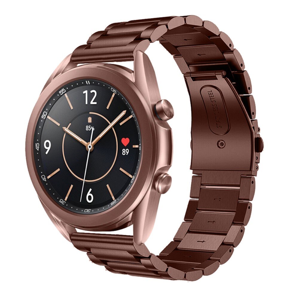 Metalliranneke Samsung Galaxy Watch 4 44mm Ruskea