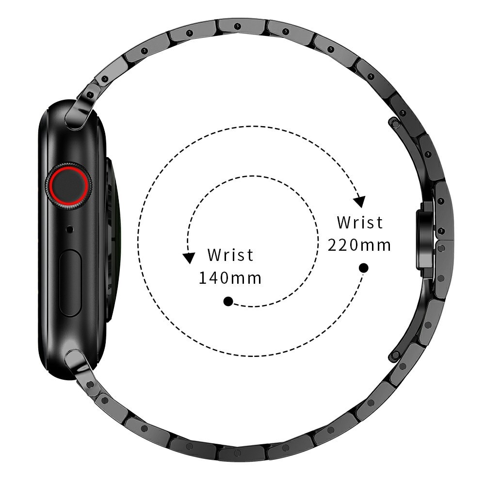 Lenkkiranneke Apple Watch 41mm Series 9 musta