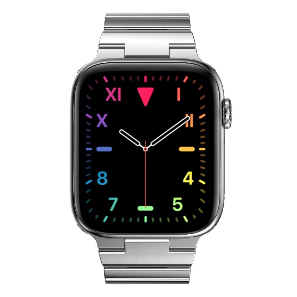 Lenkkiranneke Apple Watch Ultra 49mm hopea