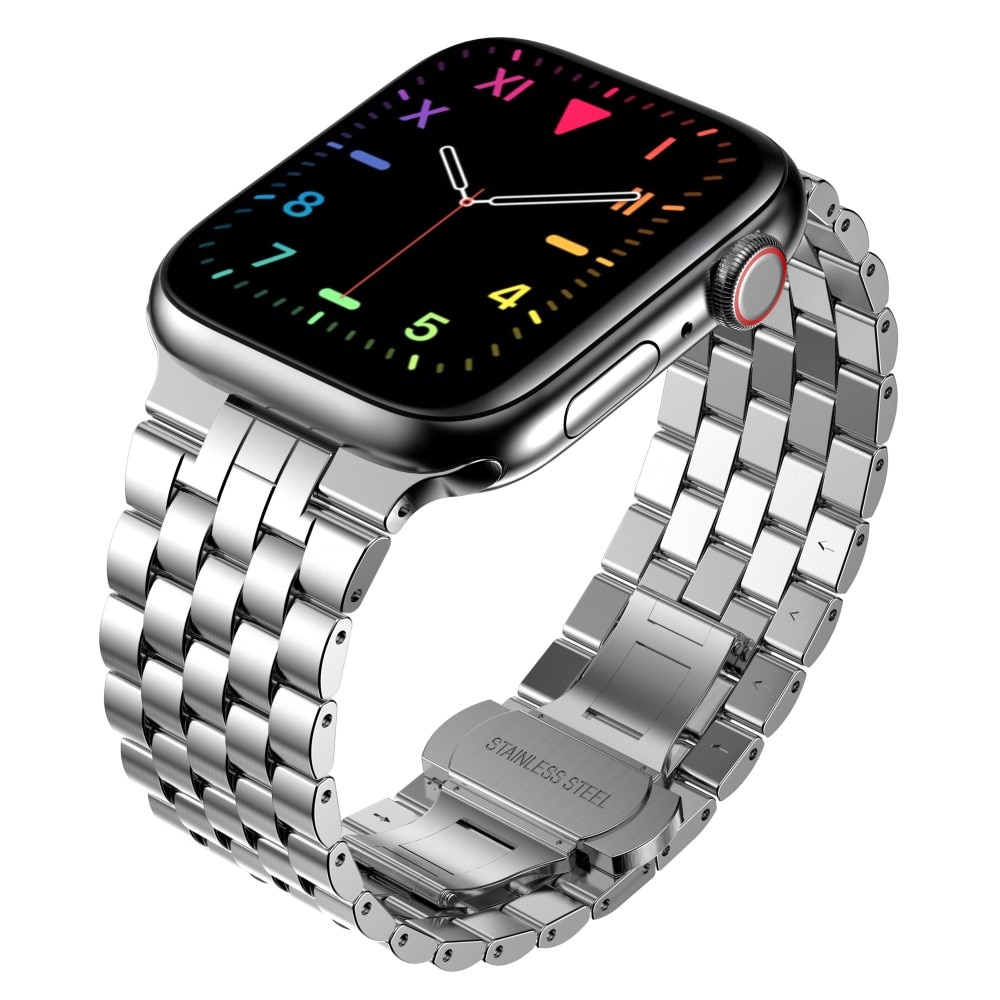 Business Metalliranneke Apple Watch SE 44mm hopea