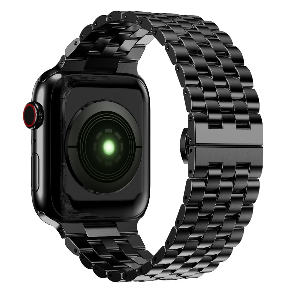 Business Metalliranneke Apple Watch 45mm Series 8 musta