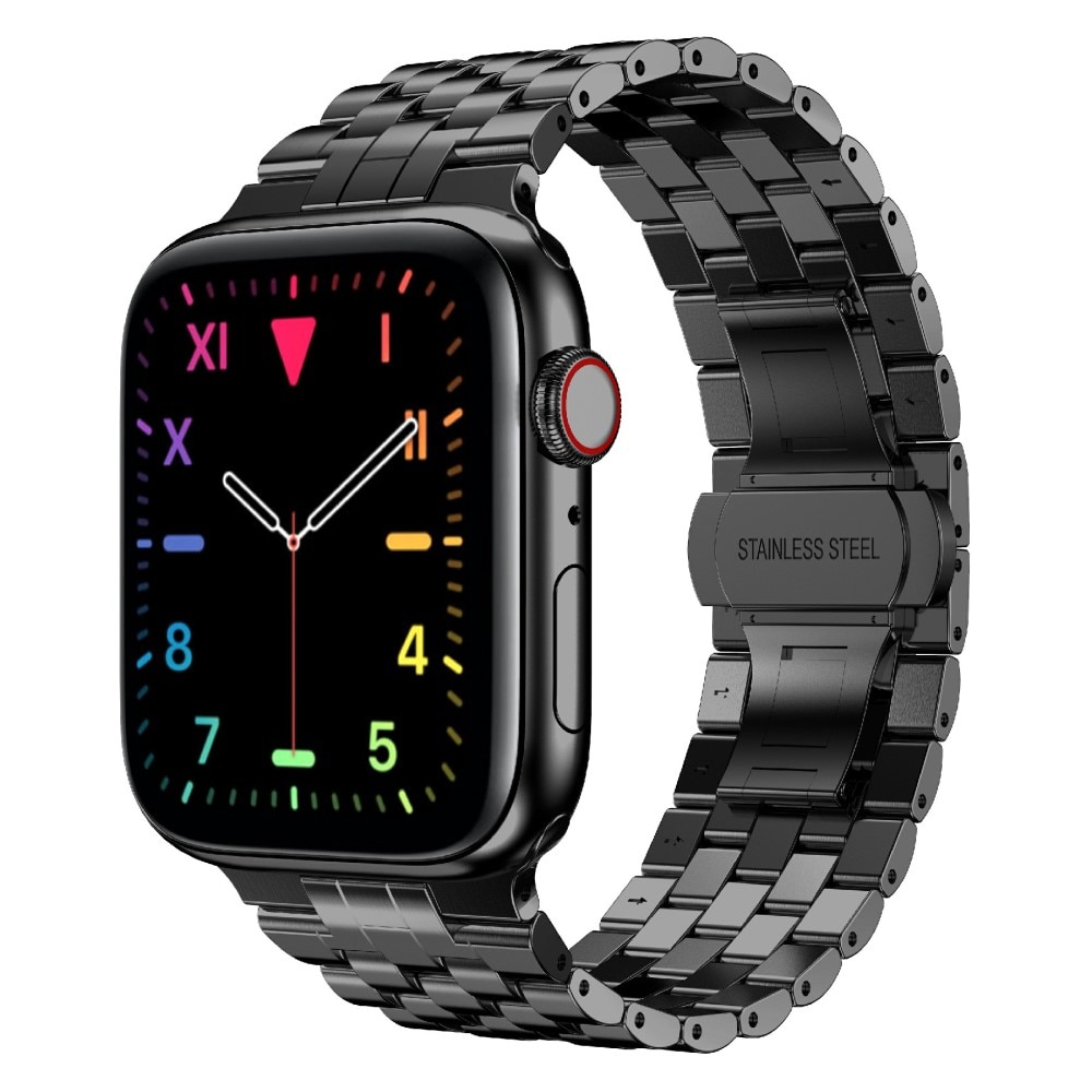 Business Metalliranneke Apple Watch 45mm Series 8 musta