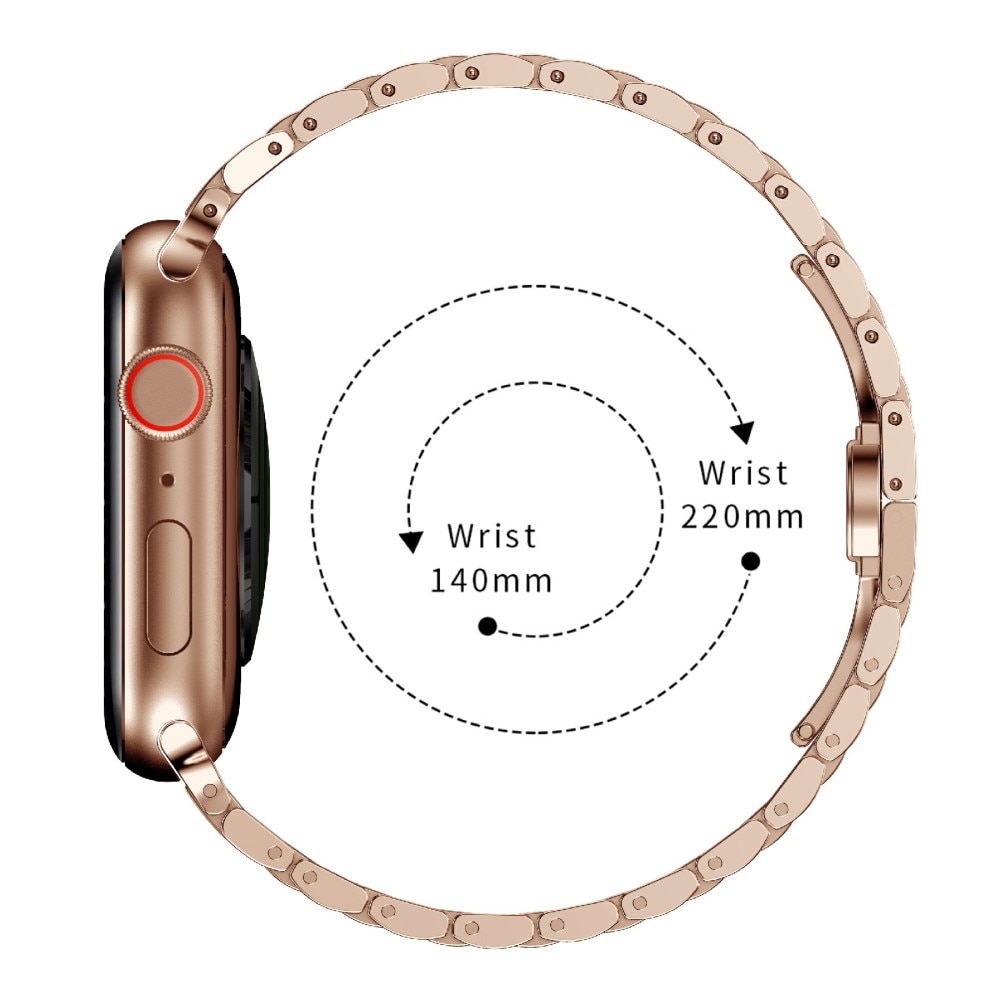 Business Metalliranneke Apple Watch 42mm ruusukulta