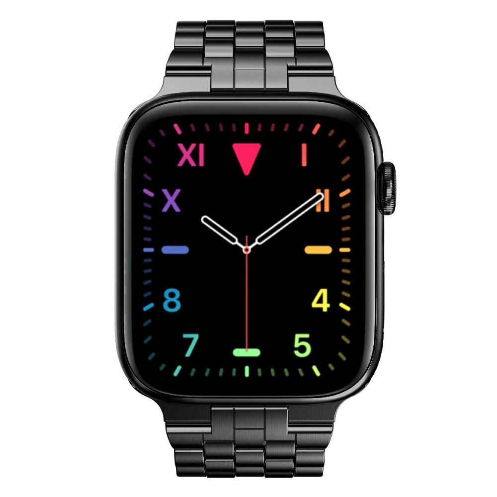 Business Metalliranneke Apple Watch 41mm Series 8 musta