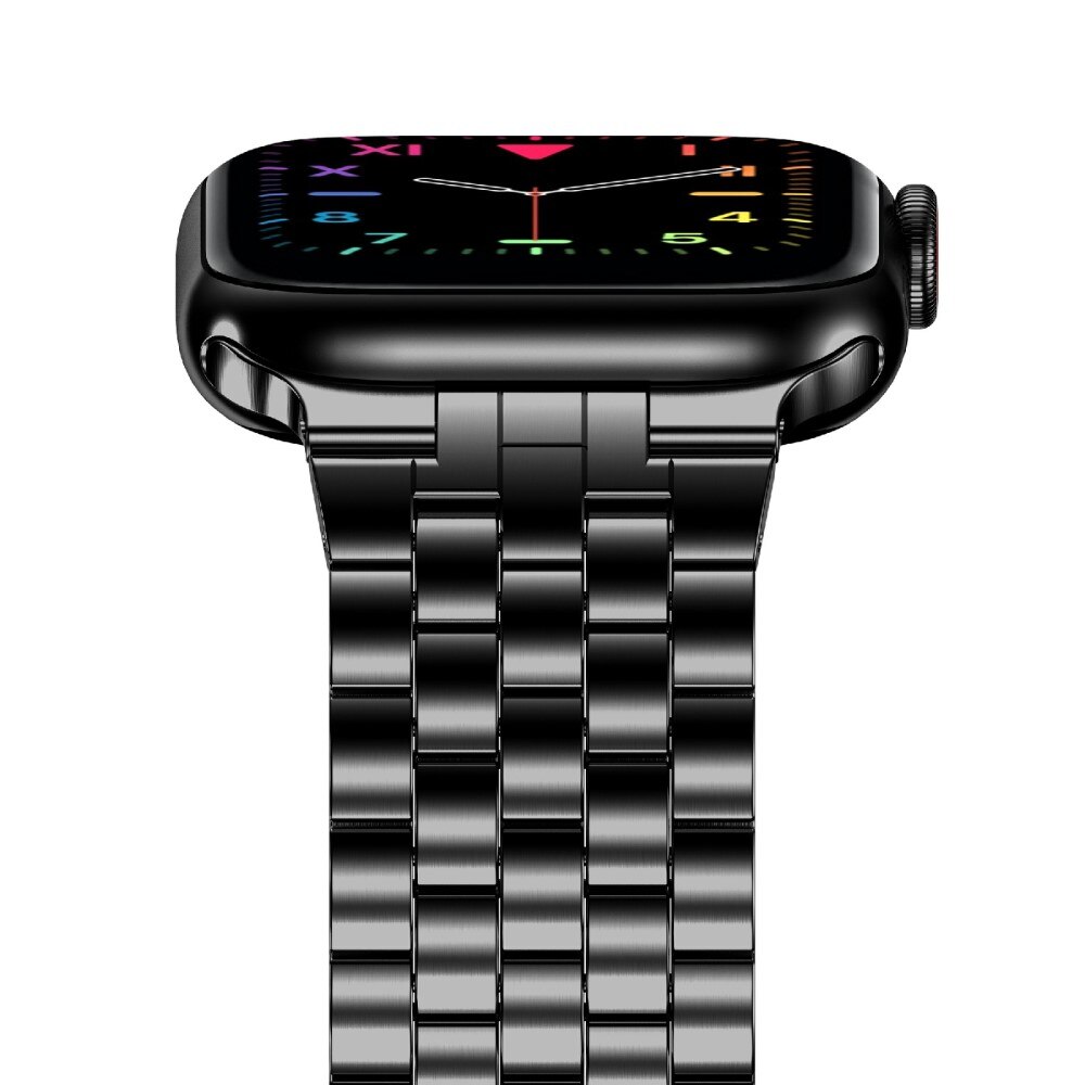 Business Metalliranneke Apple Watch 41mm Series 8 musta