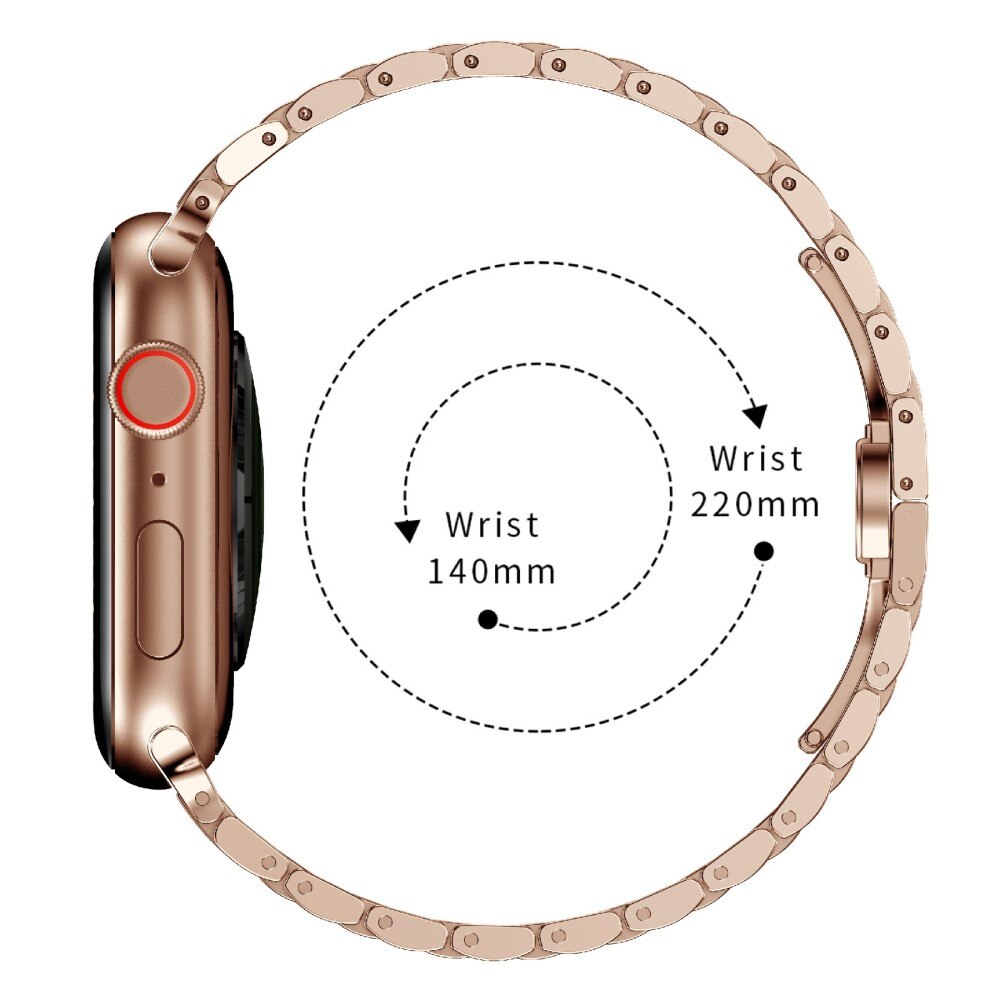 Business Metalliranneke Apple Watch SE 40mm ruusukulta