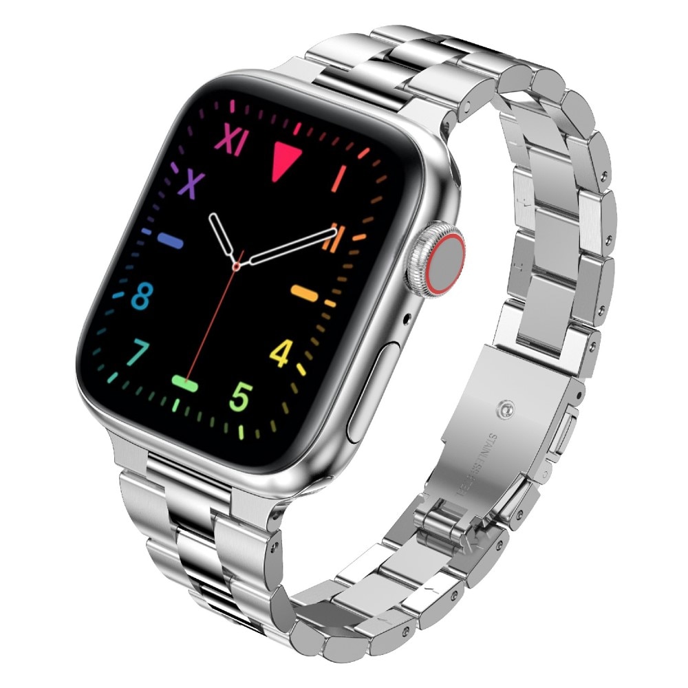 Slim Metalliranneke Apple Watch 40mm hopea