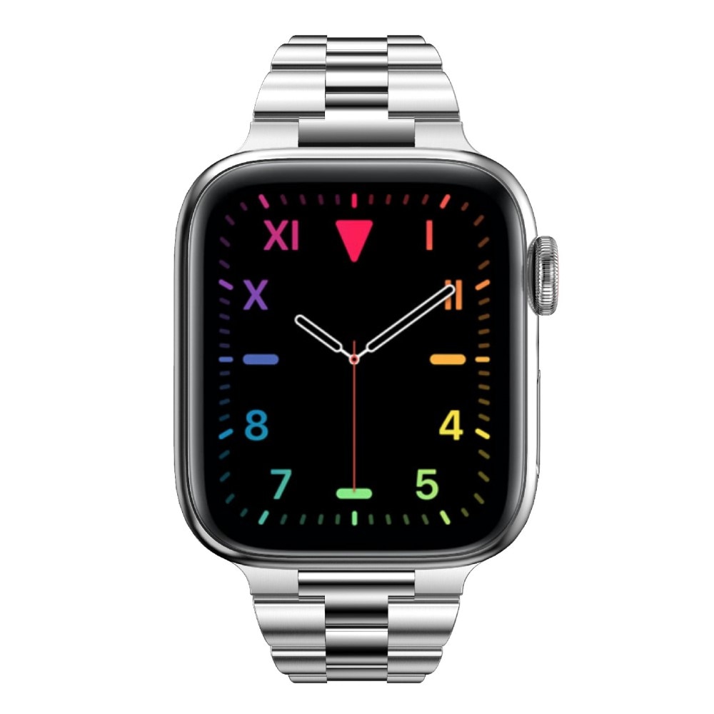 Slim Metalliranneke Apple Watch SE 40mm hopea