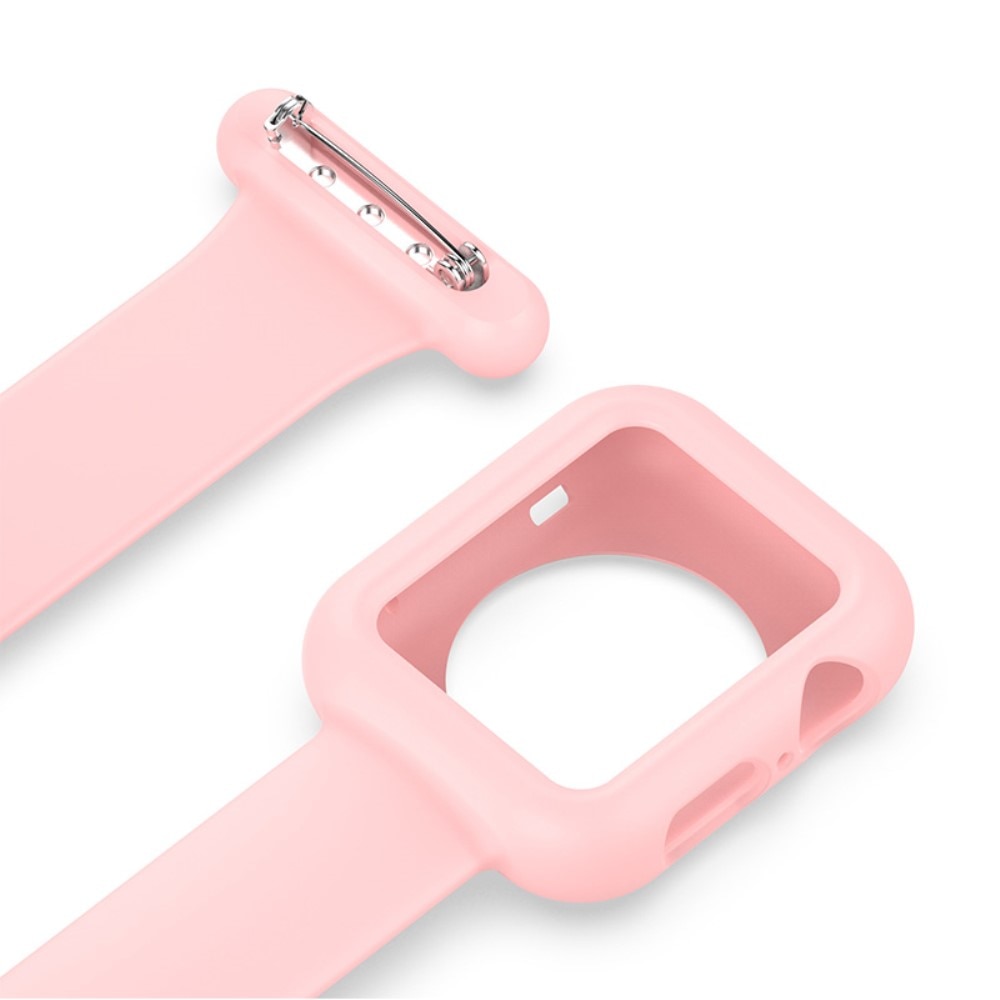 Apple Watch 45mm Series 9 kuori hoitajan kello vaaleanpunainen