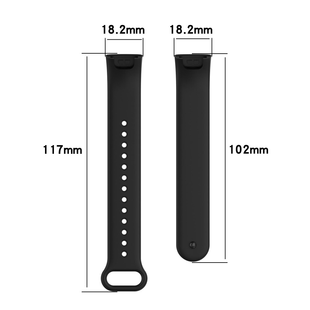 Silikoniranneke Xiaomi Redmi Smart Band Pro Musta