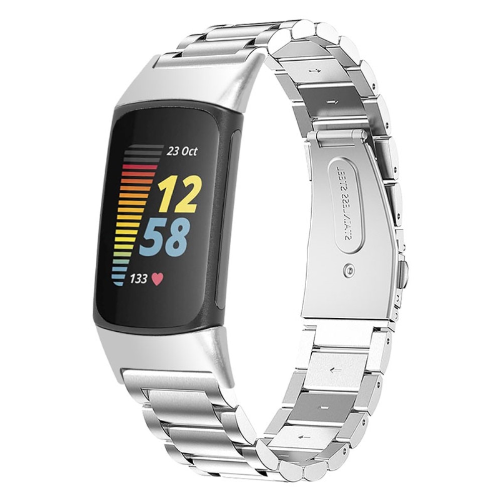 Metalliranneke Fitbit Charge 5 hopea