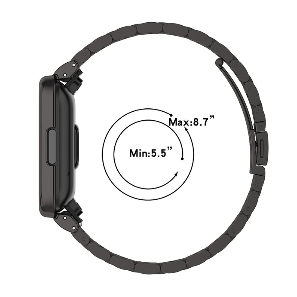 Metalliranneke Xiaomi Redmi Watch 2 Lite Musta