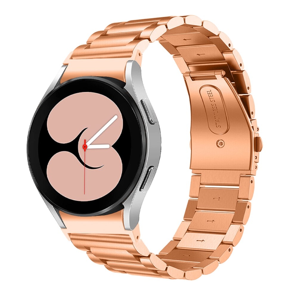 Full Fit Metalliranneke Samsung Galaxy Watch 6 Classic 47mm ruusukulta