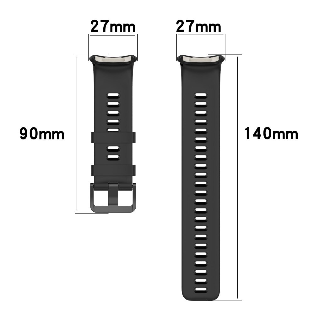 Silikoniranneke Polar Vantage V2 musta