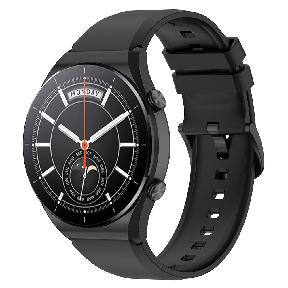 Silikoniranneke Xiaomi Watch S1/S1 Active musta