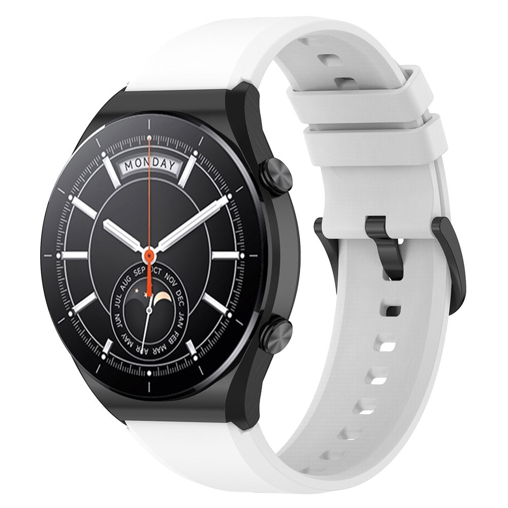 Silikoniranneke Xiaomi Watch S1 valkoinen