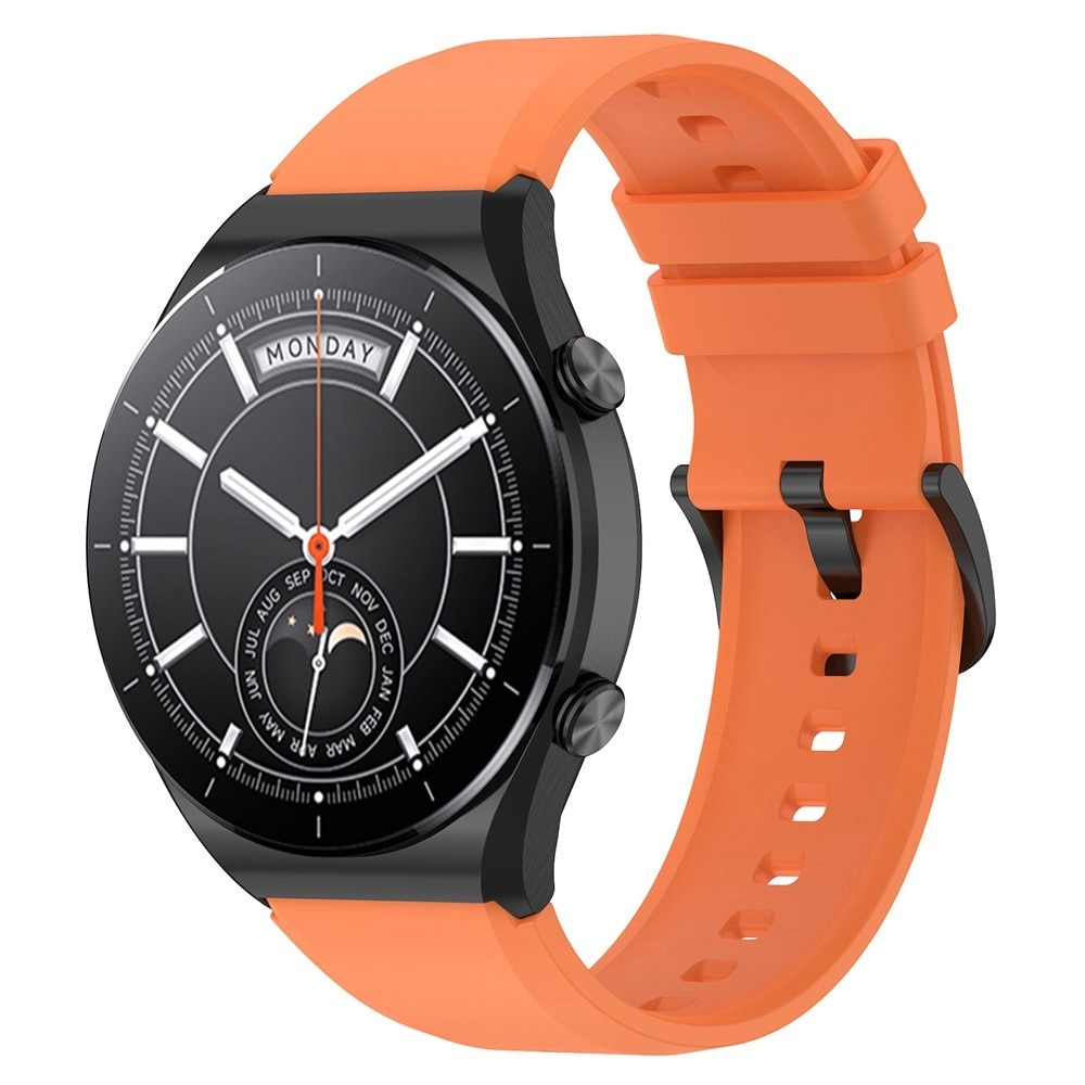Silikoniranneke Xiaomi Watch S1 oranssi