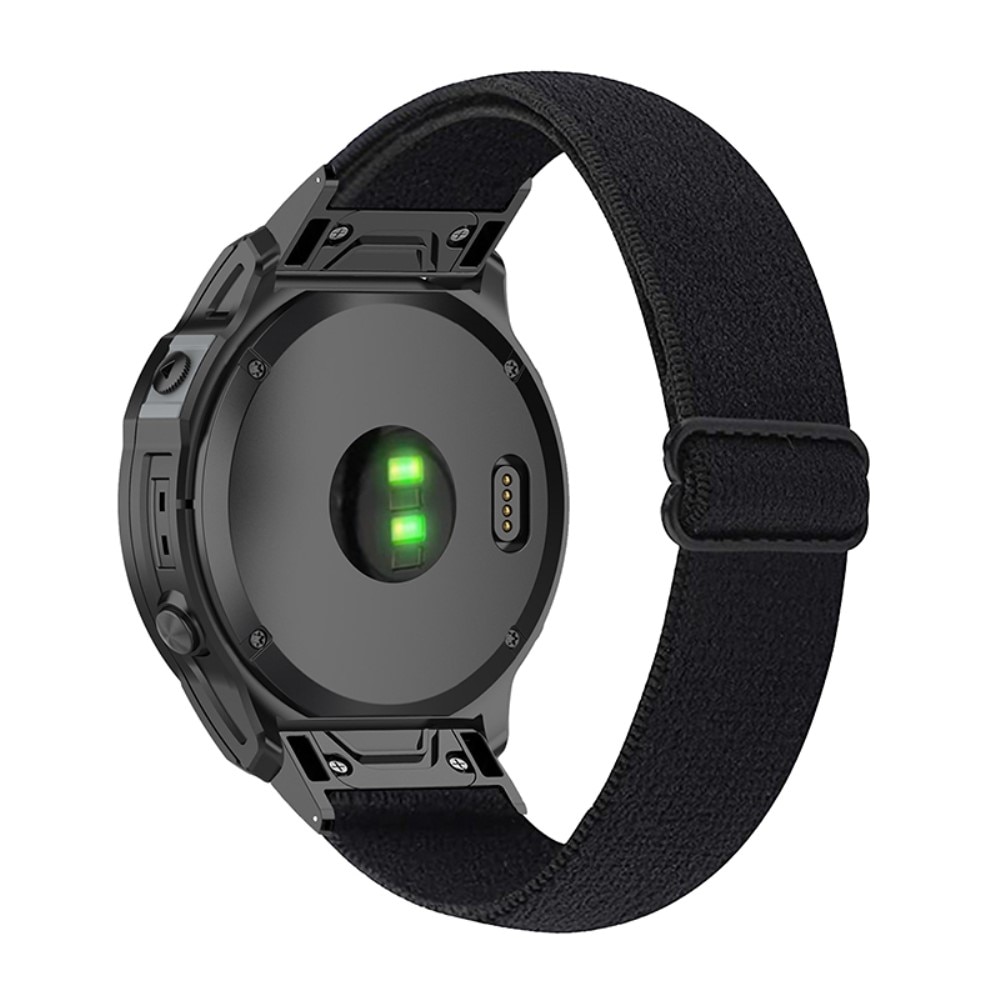 Nailonranneke Garmin Fenix 5S/5S Plus/6S/6S Pro/7S musta