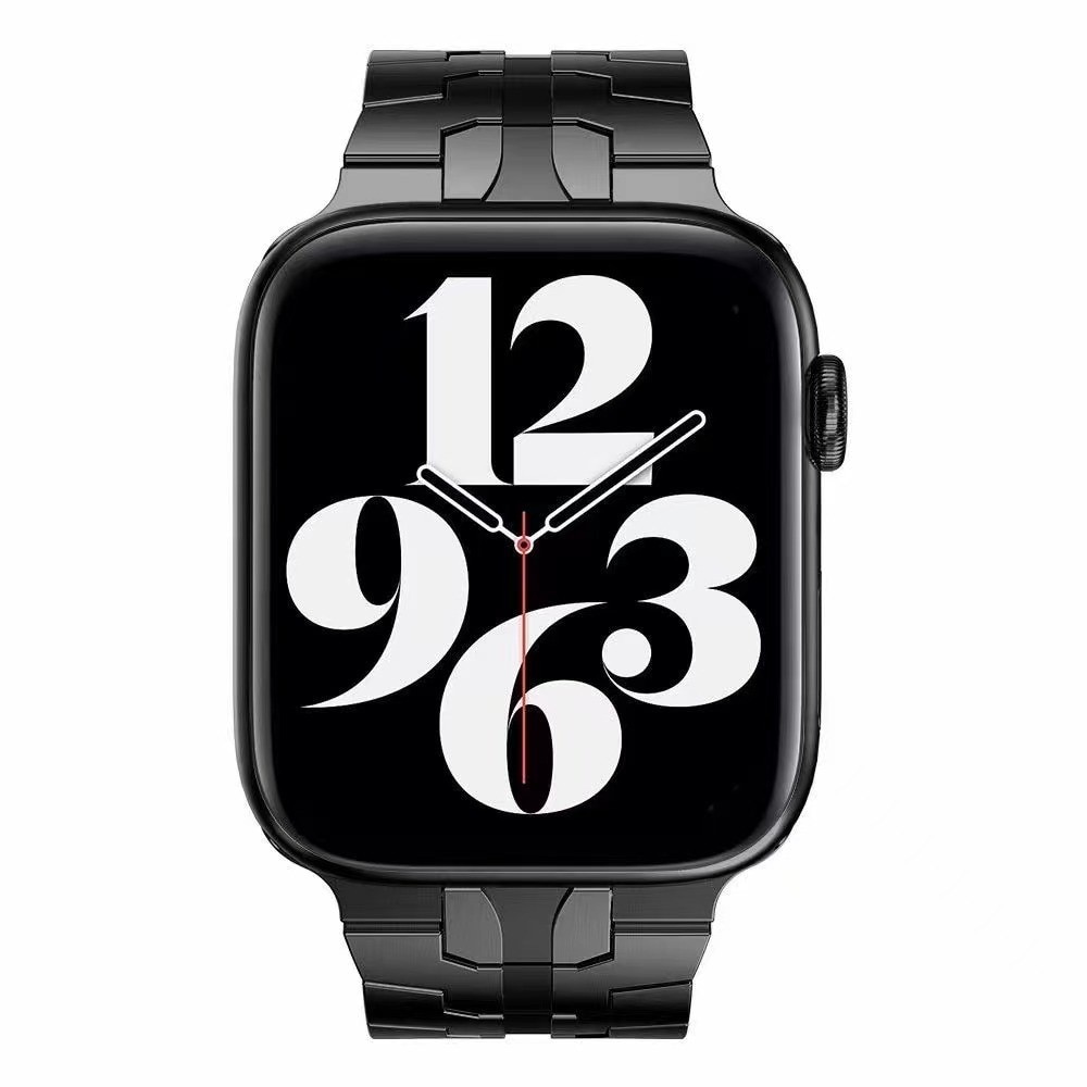 Race Stainless Steel Bracelet Apple Watch 44mm Black