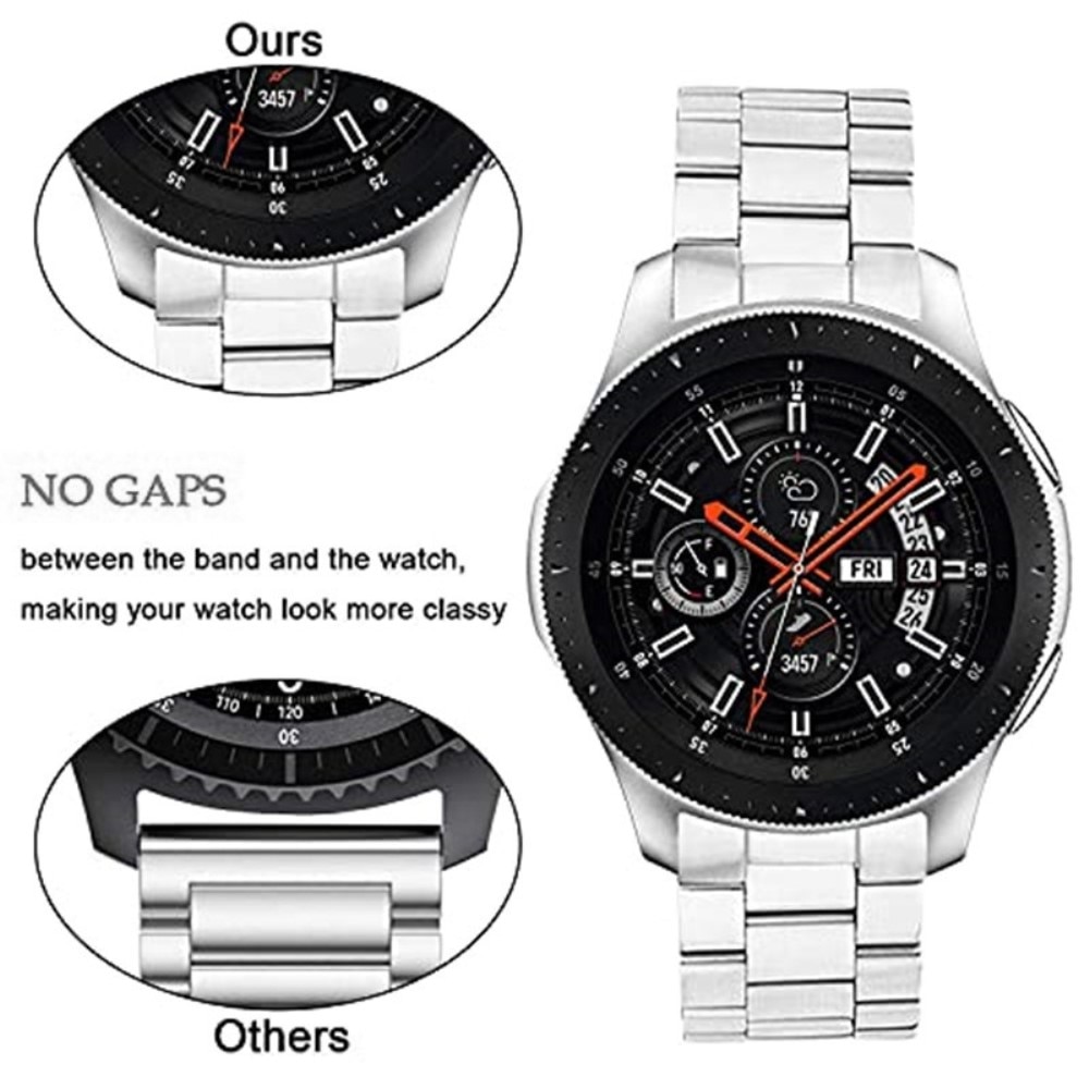 Full Fit Metalliranneke Samsung Galaxy Watch 46mm hopea