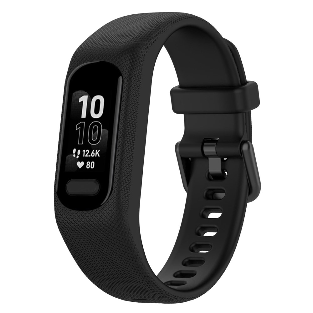Silikoniranneke Garmin Vivosmart 5 Musta