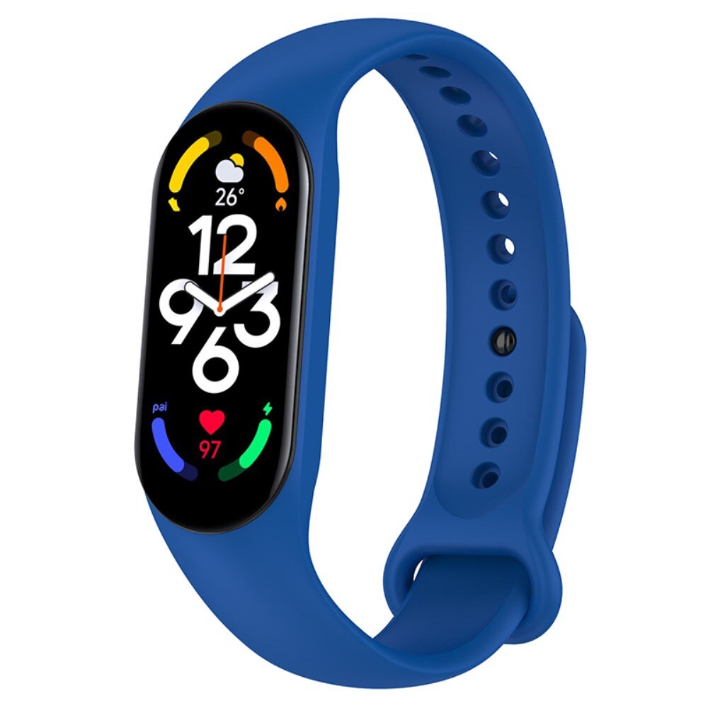 Silikoniranneke Xiaomi Mi Band 7 sininen