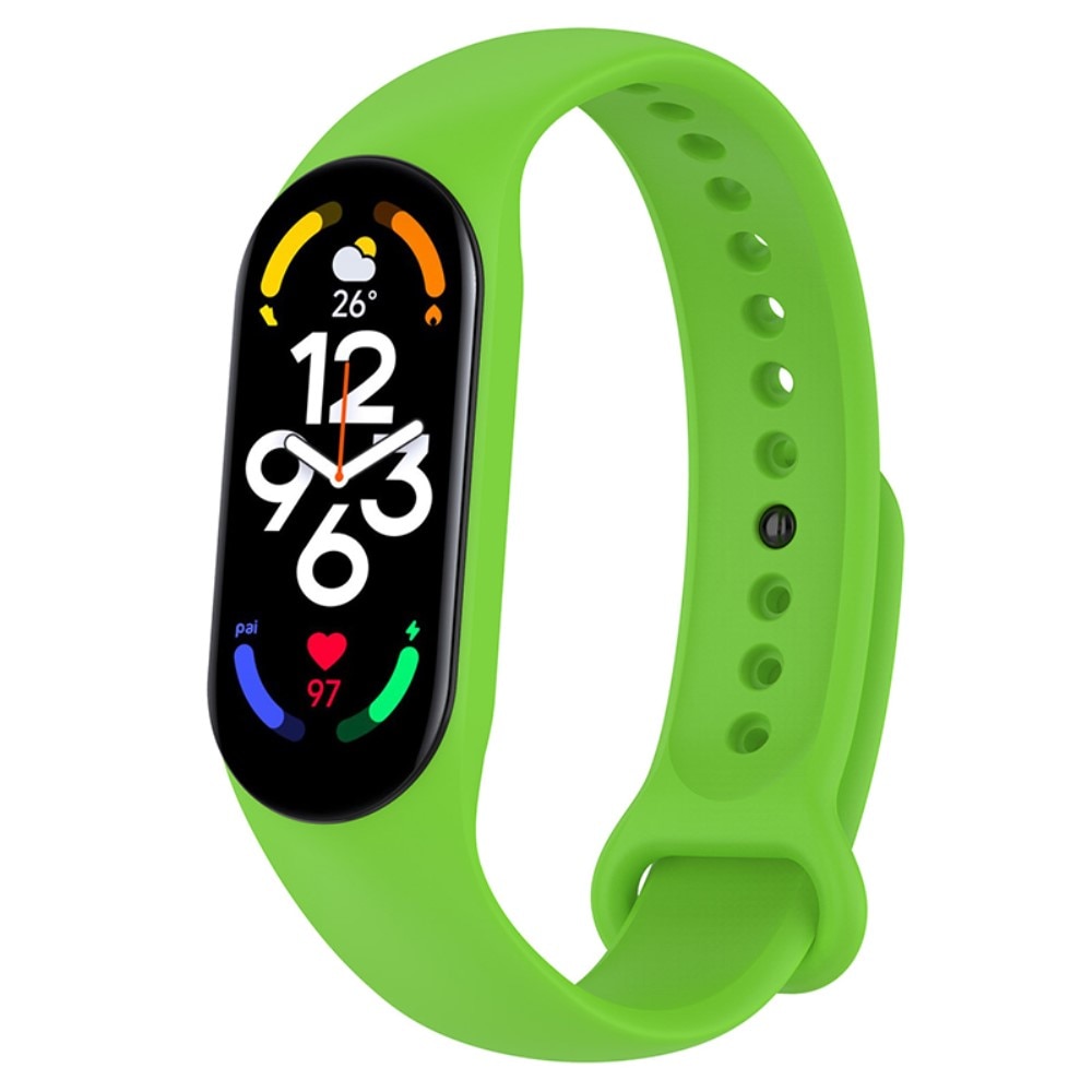 Silikoniranneke Xiaomi Mi Band 7 vihreä