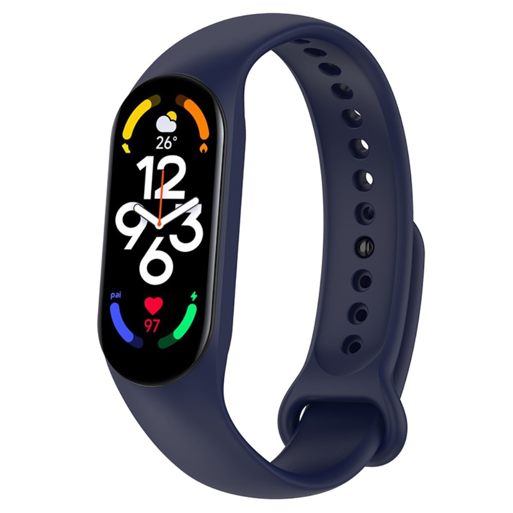 Silikoniranneke Xiaomi Mi Band 7 tummansininen