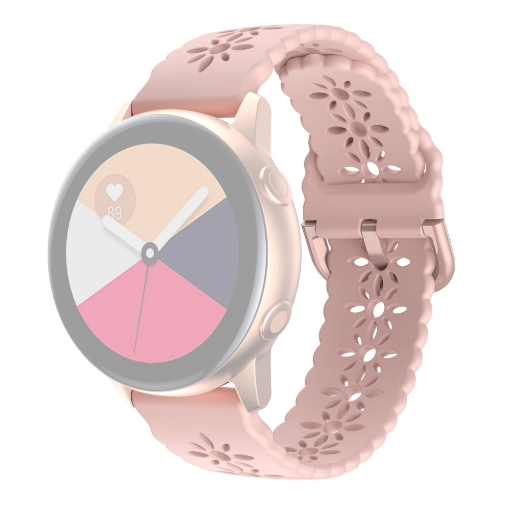 Blossom Silikoniranneke Samsung Galaxy Watch 4 Classic 46mm vaaleanpunainen