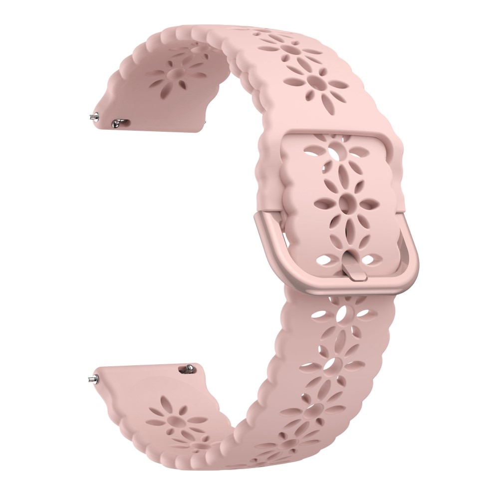 Blossom Silikoniranneke Samsung Galaxy Watch 4 40/42/44/46 mm vaaleanpunainen