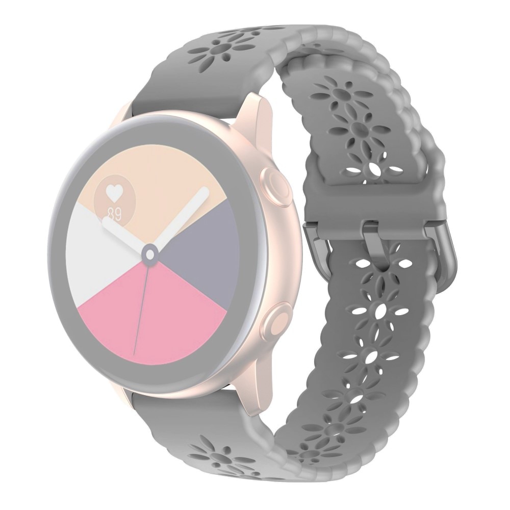 Blossom Silikoniranneke Samsung Galaxy Watch 6 Classic 47mm harmaa