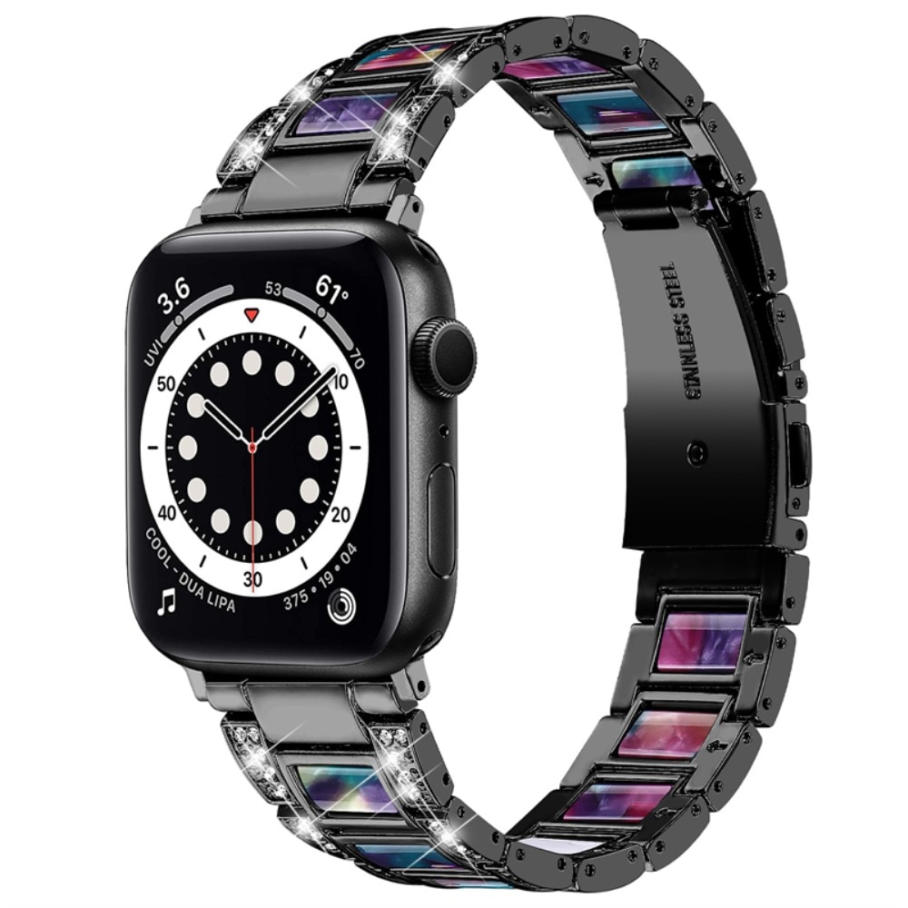 Diamond Bracelet Apple Watch SE 44mm Black Space