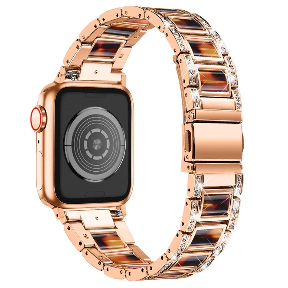 Diamond Bracelet Apple Watch 40mm Rosegold Coffee