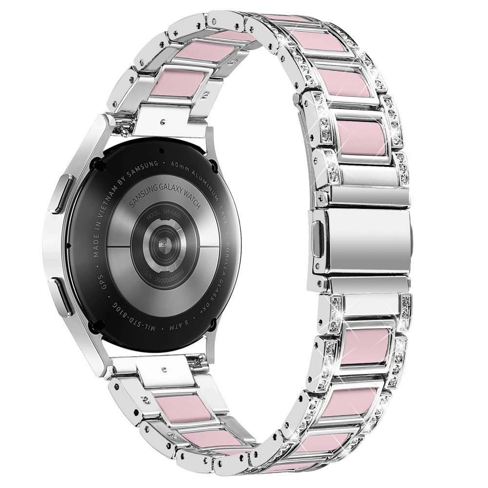 Diamond Bracelet Garmin Forerunner 165 Silver Rose