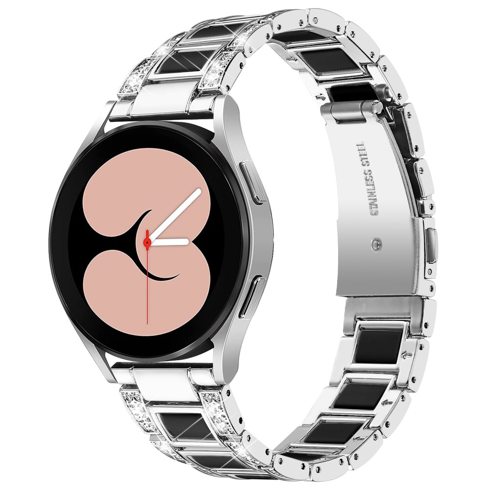 Diamond Bracelet Samsung Galaxy Watch 4 40/42/44/46 Silver Night