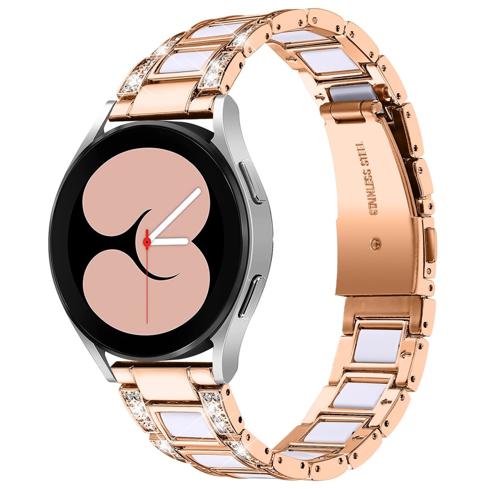 Diamond Bracelet Samsung Galaxy Watch 5 40mm Rosegold Snow