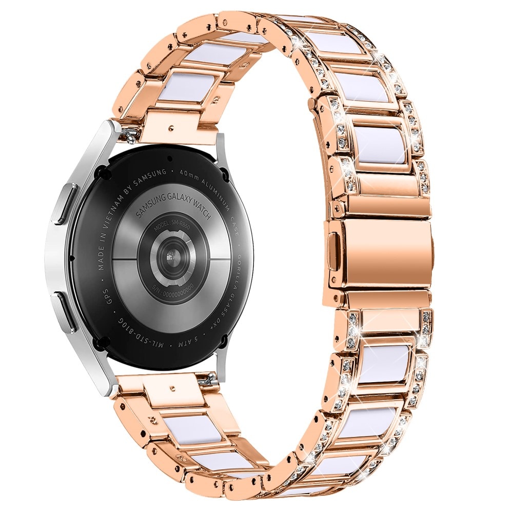 Diamond Bracelet Amazfit GTS 4 Mini Rosegold Snow