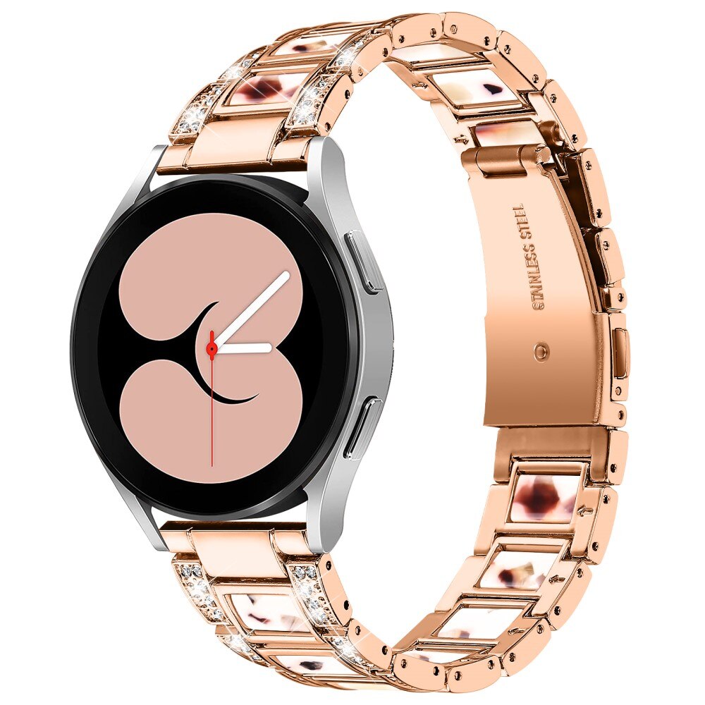 Diamond Bracelet Samsung Galaxy Watch 4 40mm Rosegold Nougat