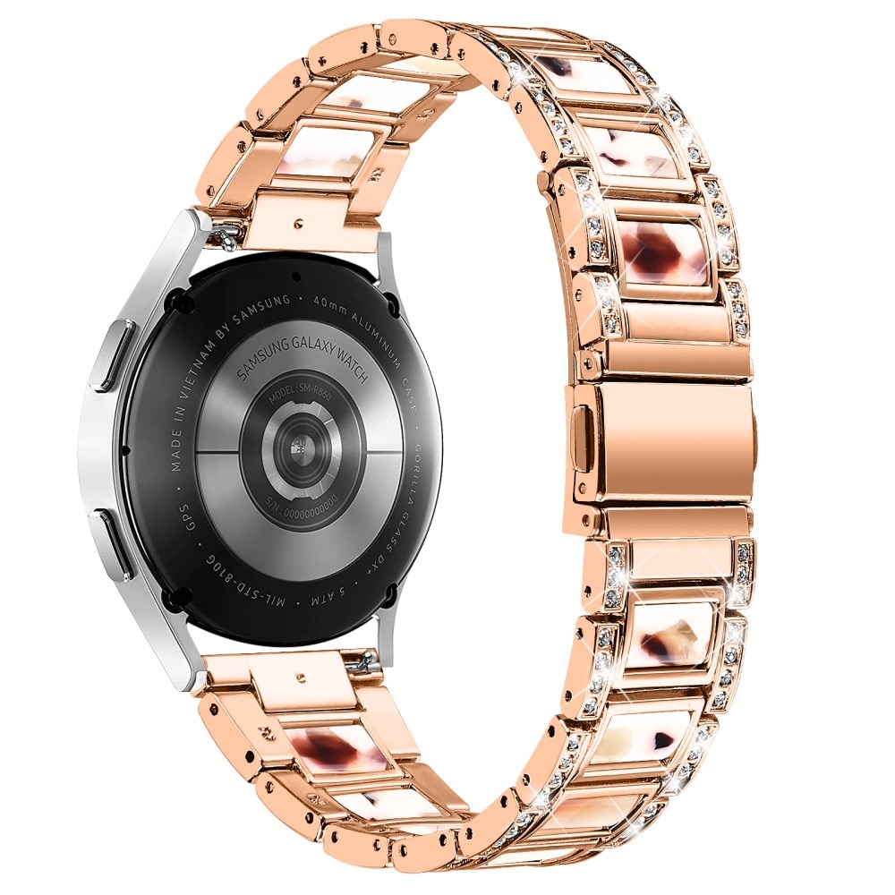 Diamond Bracelet Samsung Galaxy Watch 5 44mm Rosegold Nougat