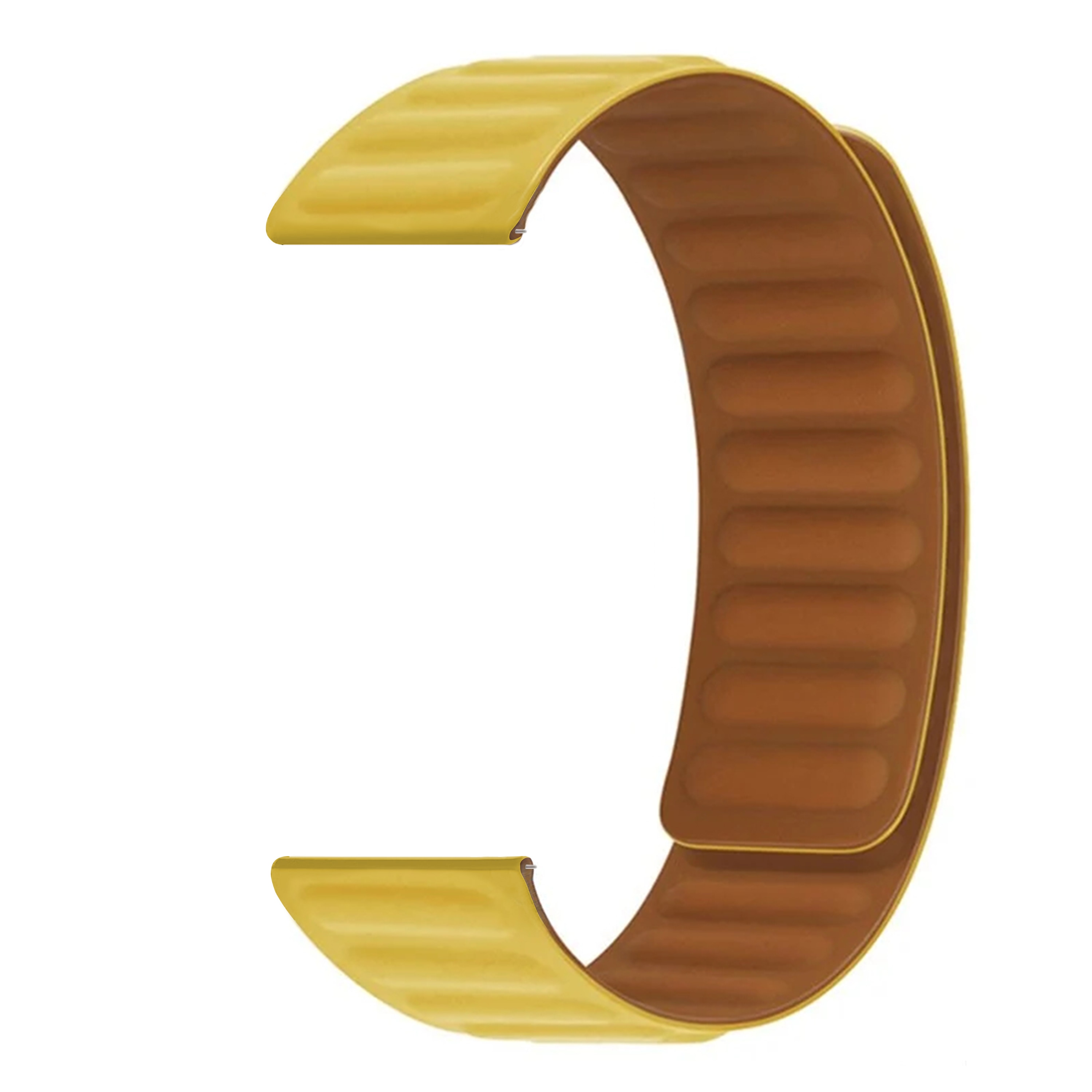 Magneettinen Silikoniranneke OnePlus Watch 2 keltainen