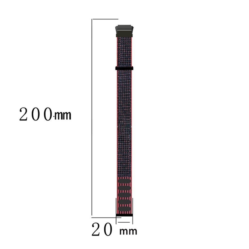 Nailonranneke  Huawei Band 7 Musta