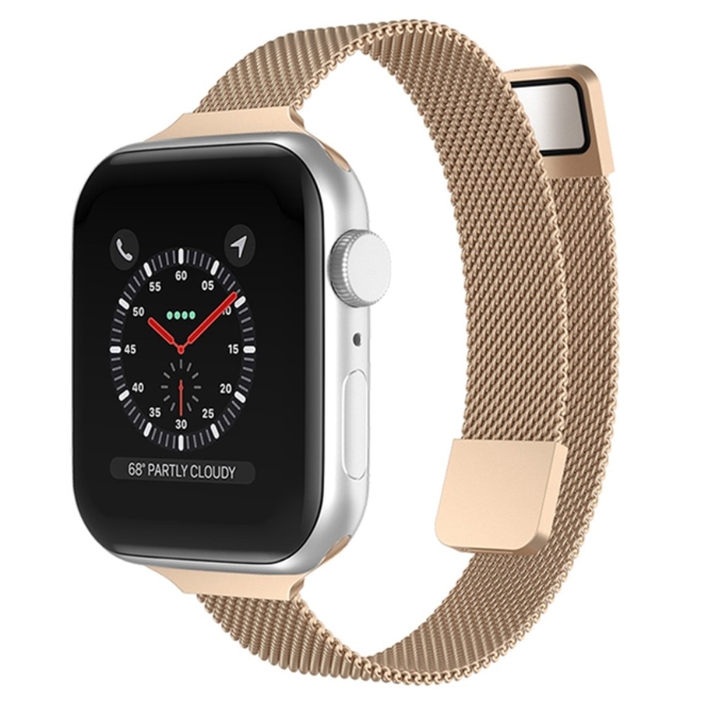 Ranneke Slim Milanese Apple Watch 45mm Series 7 ruusukulta