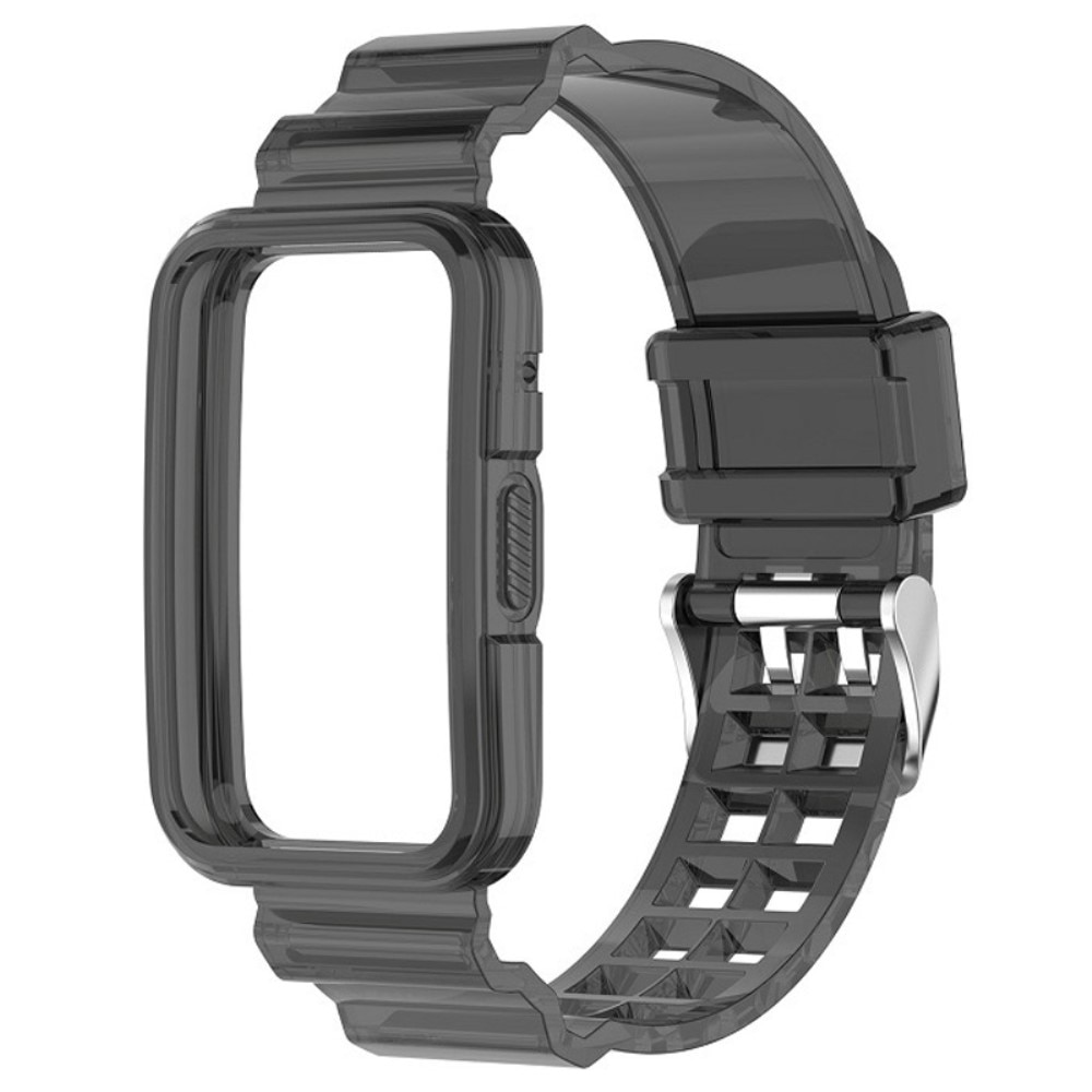 Silikoniranneke kuori Huawei Watch Fit 2 musta