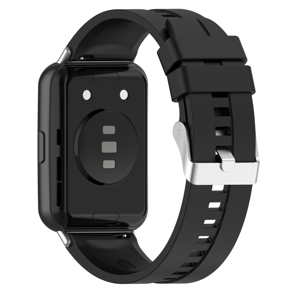 Silikoniranneke Huawei Watch Fit 2 musta