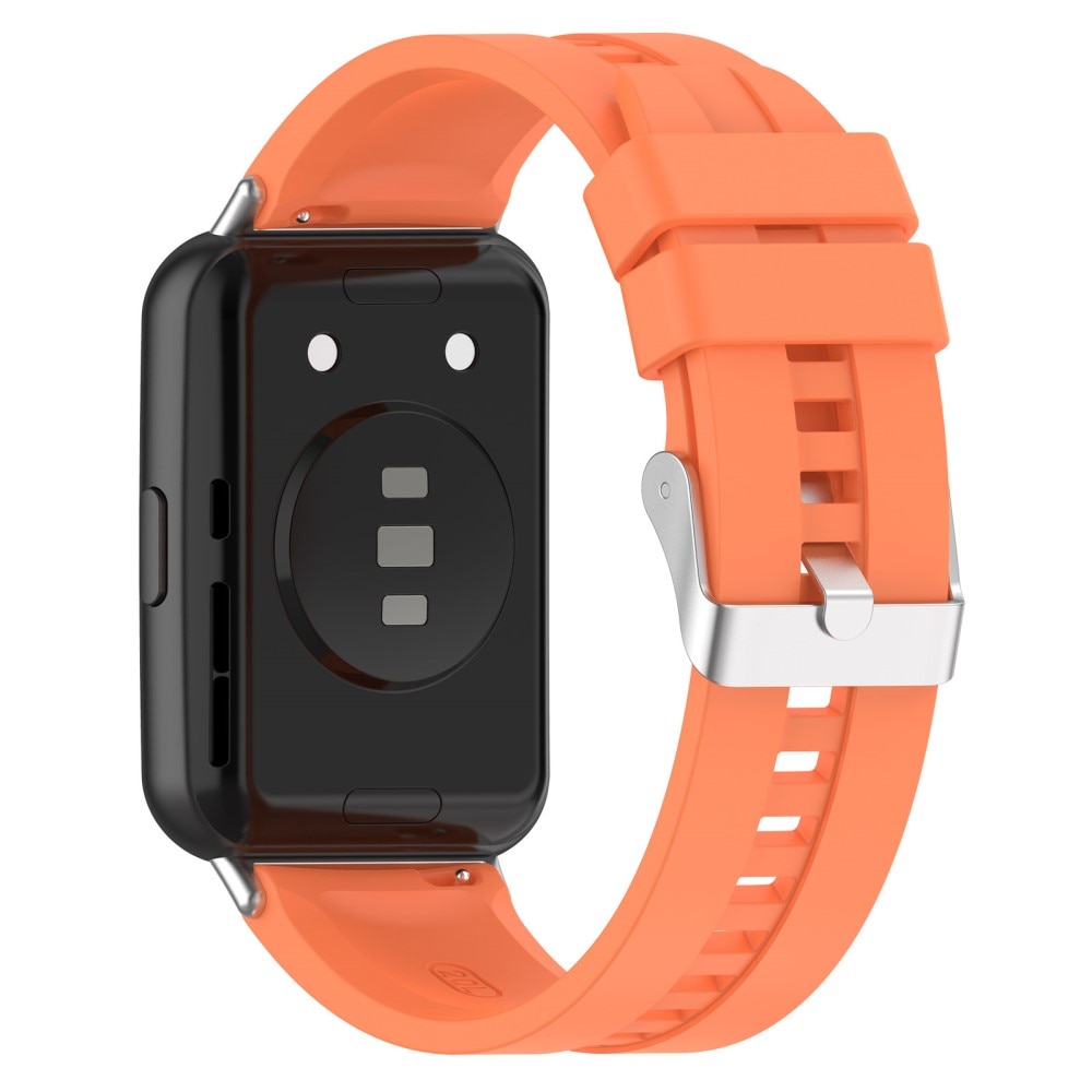 Silikoniranneke Huawei Watch Fit 2 oranssi