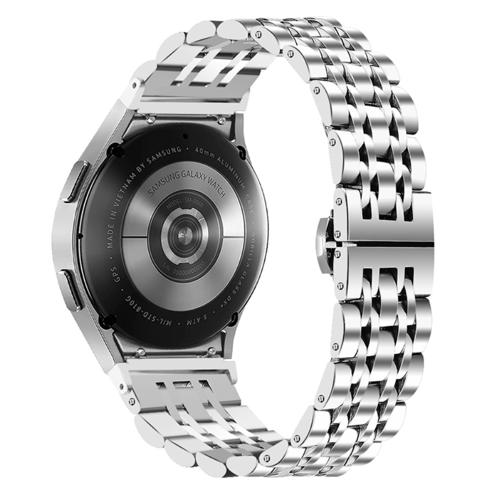Business Metalliranneke Samsung Galaxy Watch 5 Pro hopea