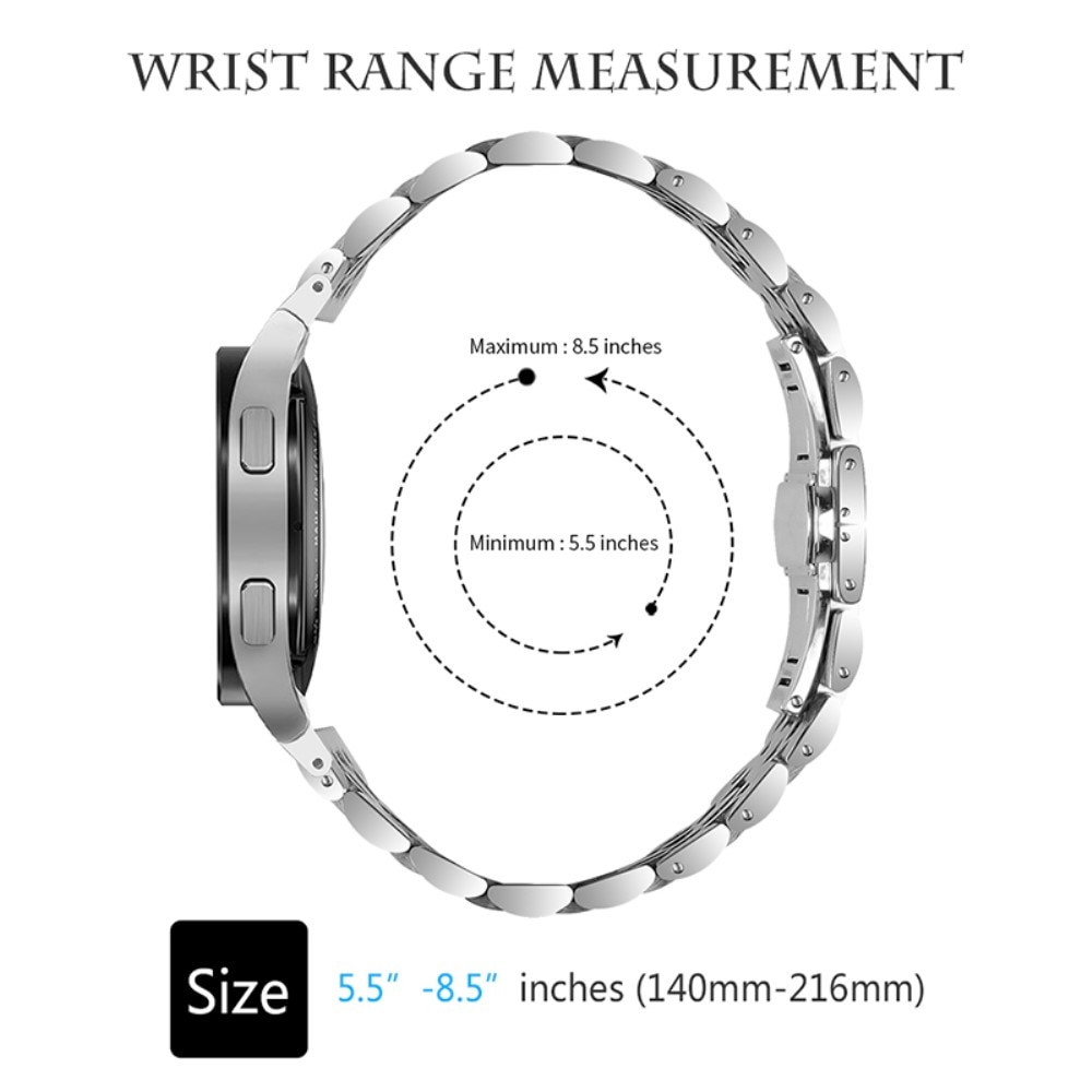 Business Metalliranneke Samsung Galaxy Watch 5 Pro 45mm hopea