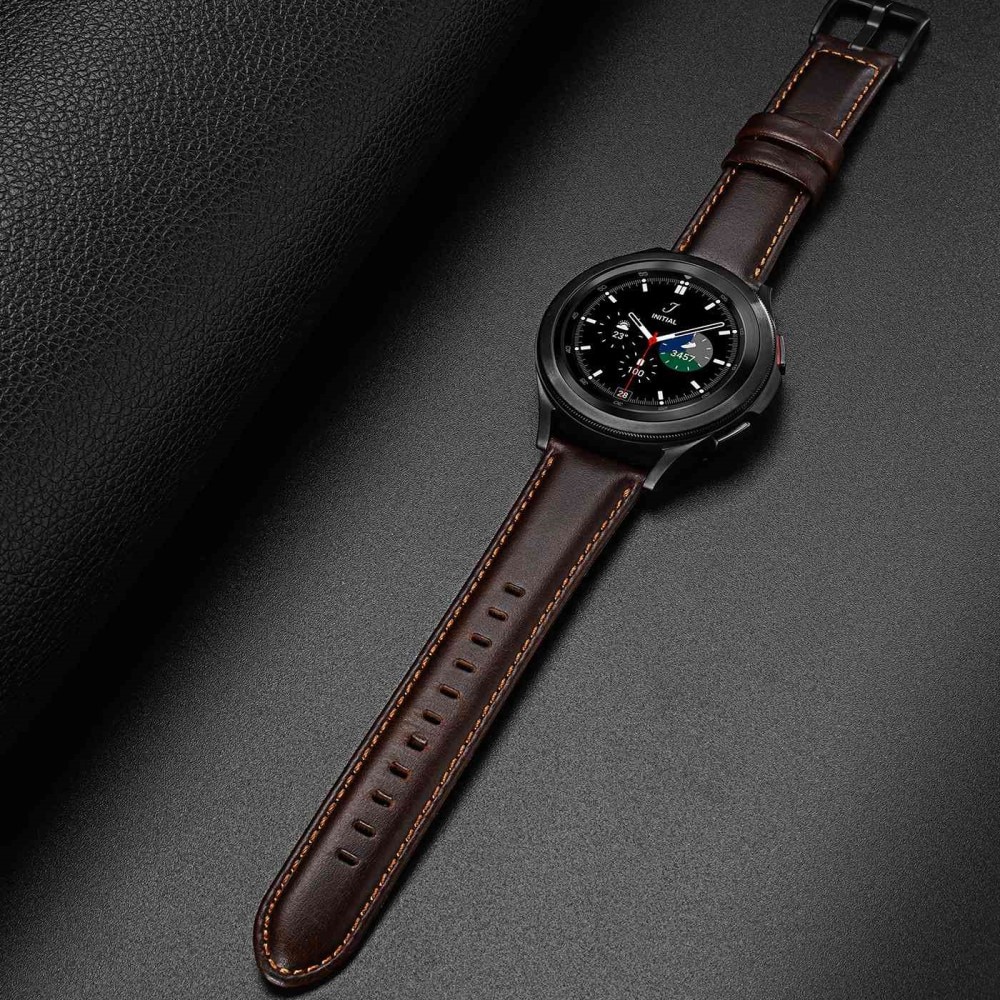 Leather Watch Band Samsung Galaxy Watch 6 40mm Brown